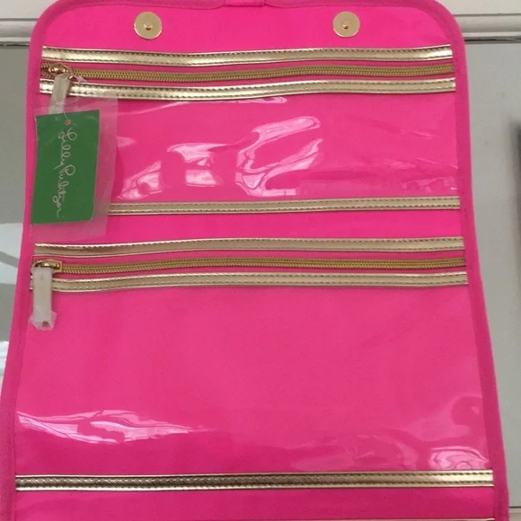 Lilly Pulitzer Colorful Travel Bag - Pink, Blue, Green - Picture 3 of 5